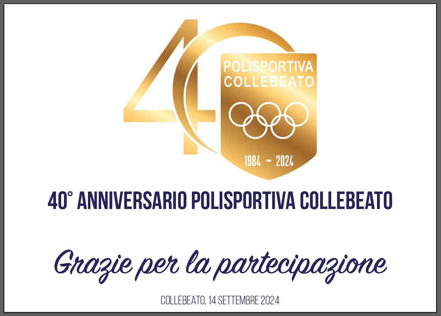 Logo 40° Anniversario